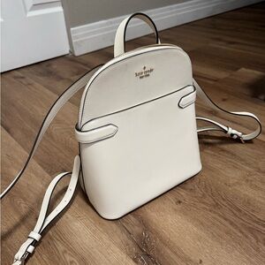kate spade Cream Saffiano Leather Mini Backpack